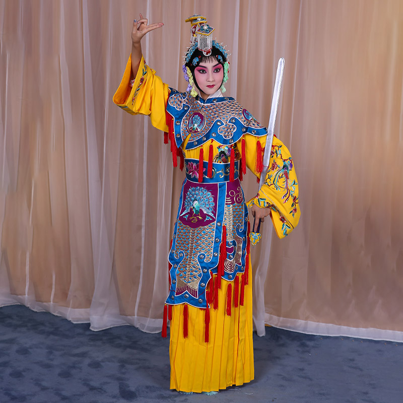 平凉霸王别姬虞姬服 软绉别姬服